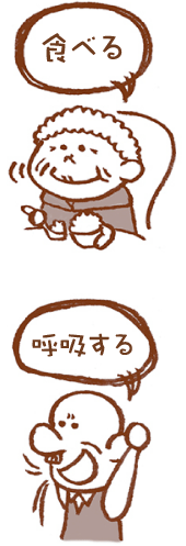 食べる・呼吸する