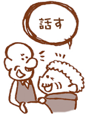 話す・表情をつくる